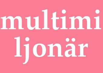 Synonym multimiljonär