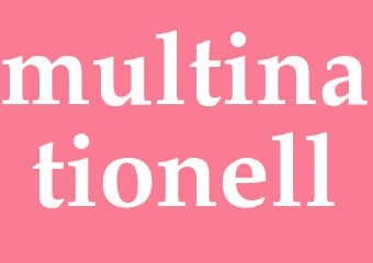 Synonym multinationell