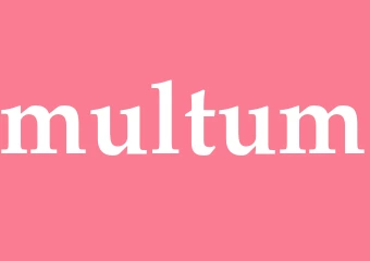 Synonym multum