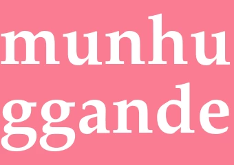 Synonym munhuggande