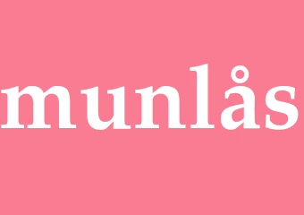 Synonym munlås