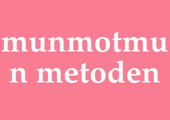 Synonym munmotmun-metoden