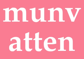 Synonym munvatten