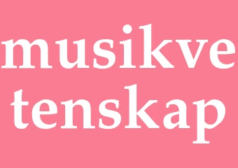 Synonym musikvetenskap
