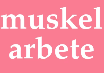 Synonym muskelarbete