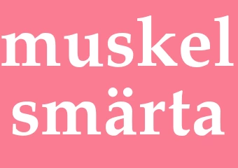 Synonym muskelsmärta