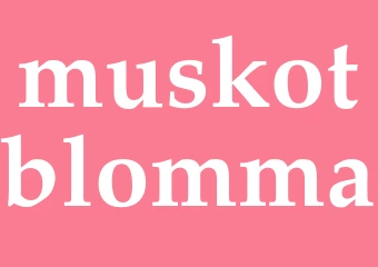 Synonym muskotblomma