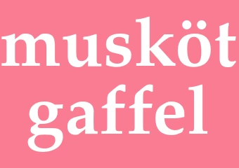 Synonym muskötgaffel