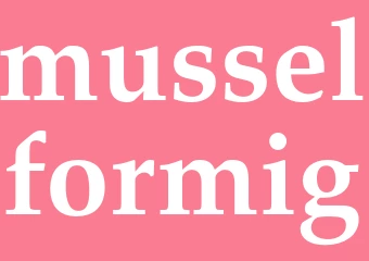 Synonym musselformig