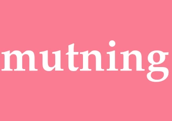 Synonym mutning