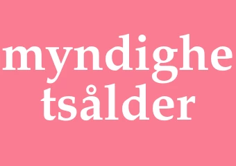 Synonym myndighetsålder