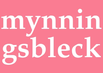 Synonym mynningsbleck