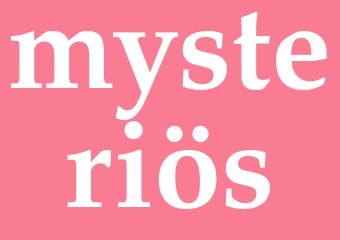 Synonym mysteriös