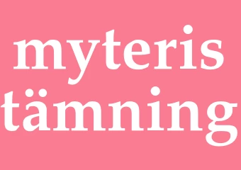 Synonym myteristämning