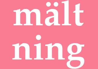 Synonym mältning