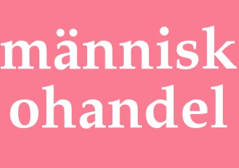 Synonym människohandel