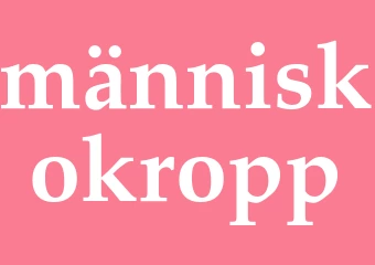 Synonym människokropp