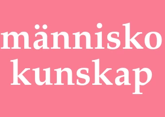 Synonym människokunskap
