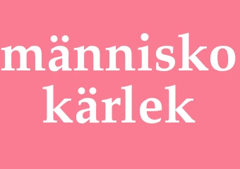 Synonym människokärlek