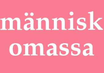 Synonym människomassa