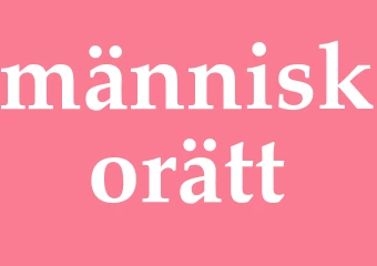 Synonym människorätt
