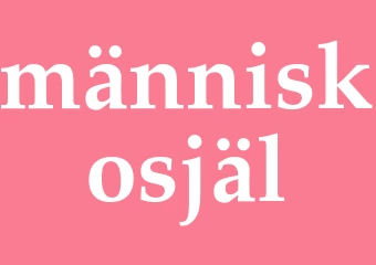 Synonym människosjäl