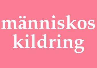 Synonym människoskildring