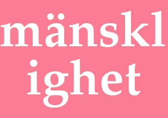 Synonym mänsklighet