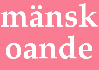 Synonym mänskoande