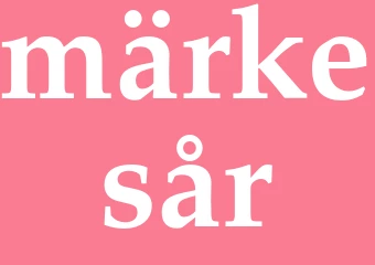 Synonym märkesår