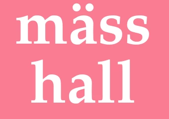 Synonym mässhall