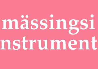 Synonym mässingsinstrument