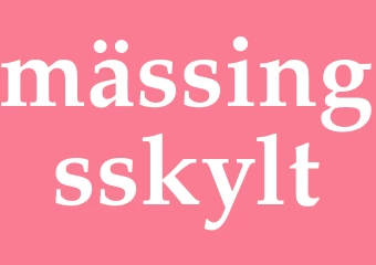 Synonym mässingsskylt