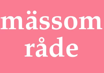 Synonym mässområde