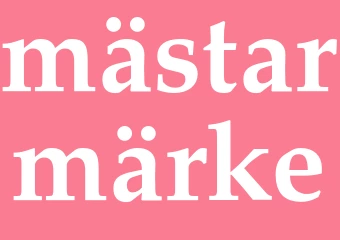 Synonym mästarmärke