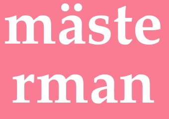 Synonym mästerman