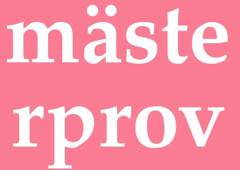 Synonym mästerprov
