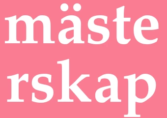 Synonym mästerskap