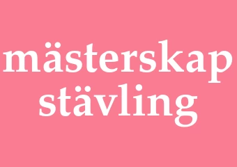 Synonym mästerskapstävling
