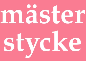 Synonym mästerstycke