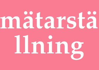 Synonym mätarställning