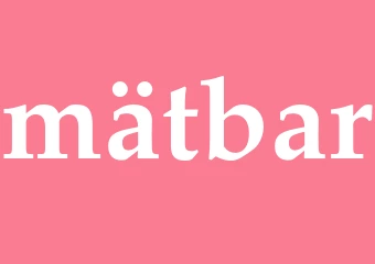Synonym mätbar