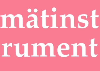 Synonym mätinstrument