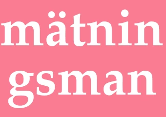 Synonym mätningsman