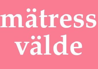 Synonym mätressvälde