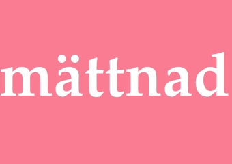 Synonym mättnad