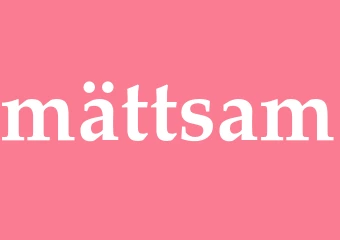 Synonym mättsam