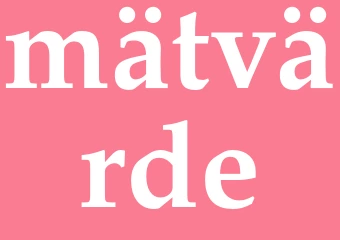 Synonym mätvärde