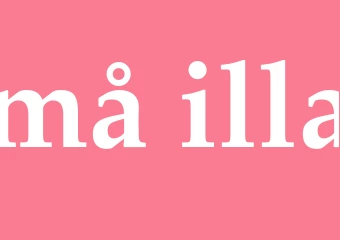 Synonym må illa