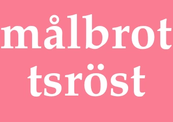 Synonym målbrottsröst